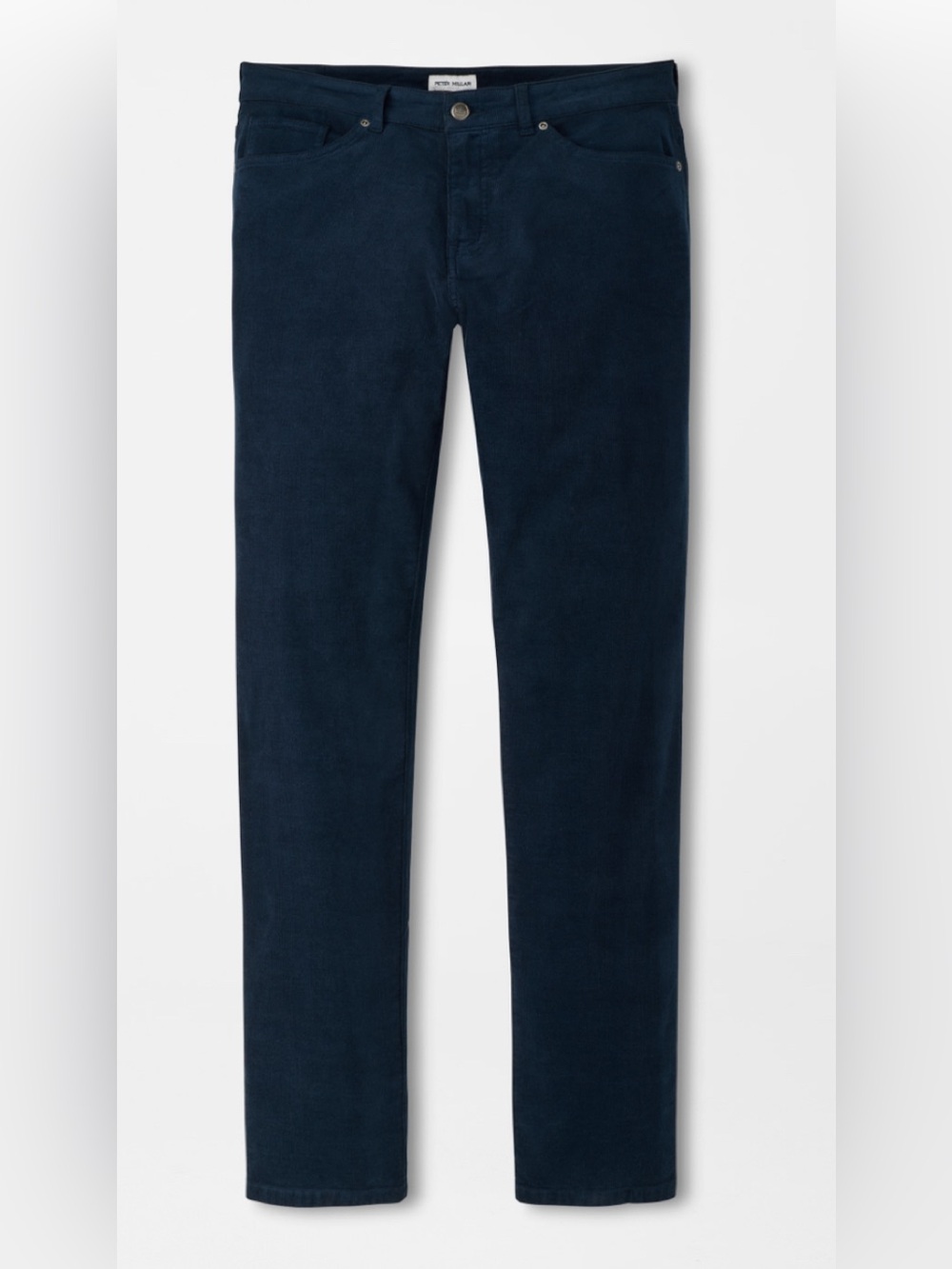 Peter Millar Classic Comfort Corduroy Five Pocket Pant 36 Navy
